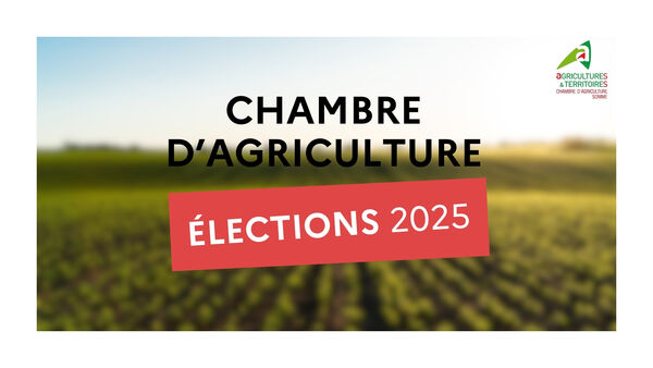 Elections 2025 des Chambres d'agriculture